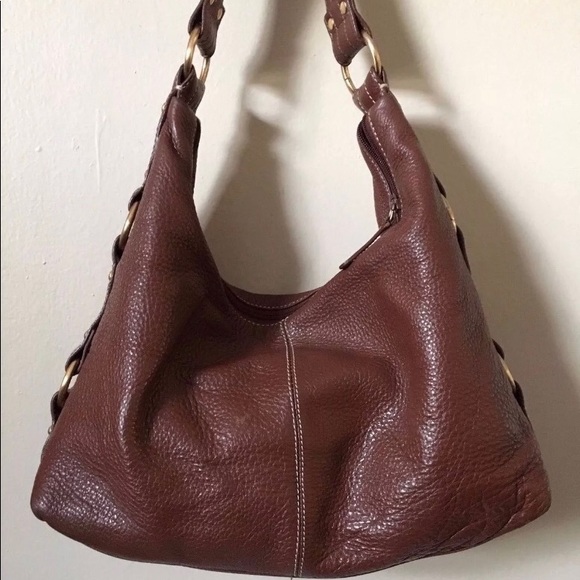 Valerie Stevens Purse Leather Hobo Shoulder Bag - Picture 2 of 4